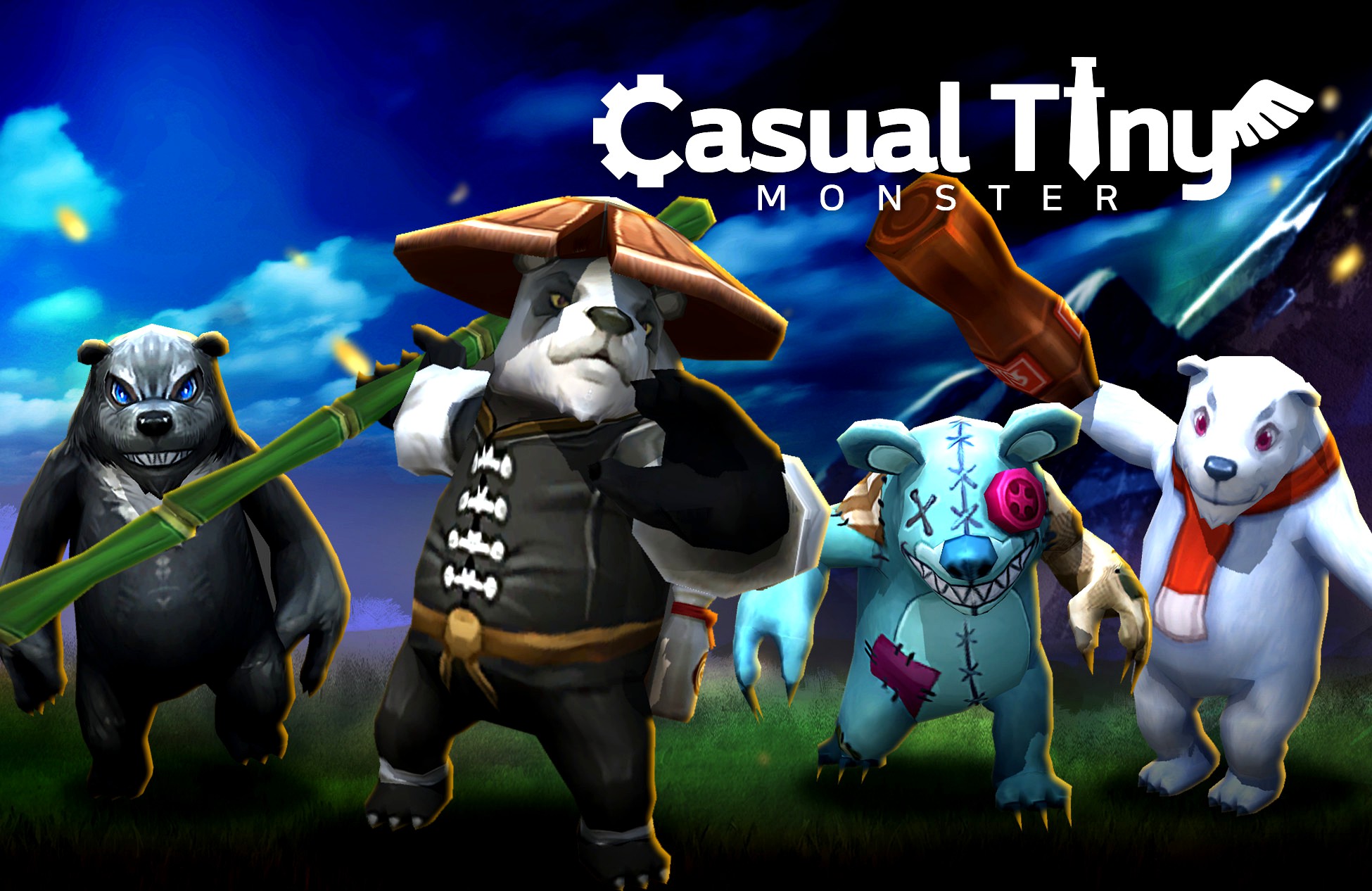 Casual Tiny Monster - Bear Pack
