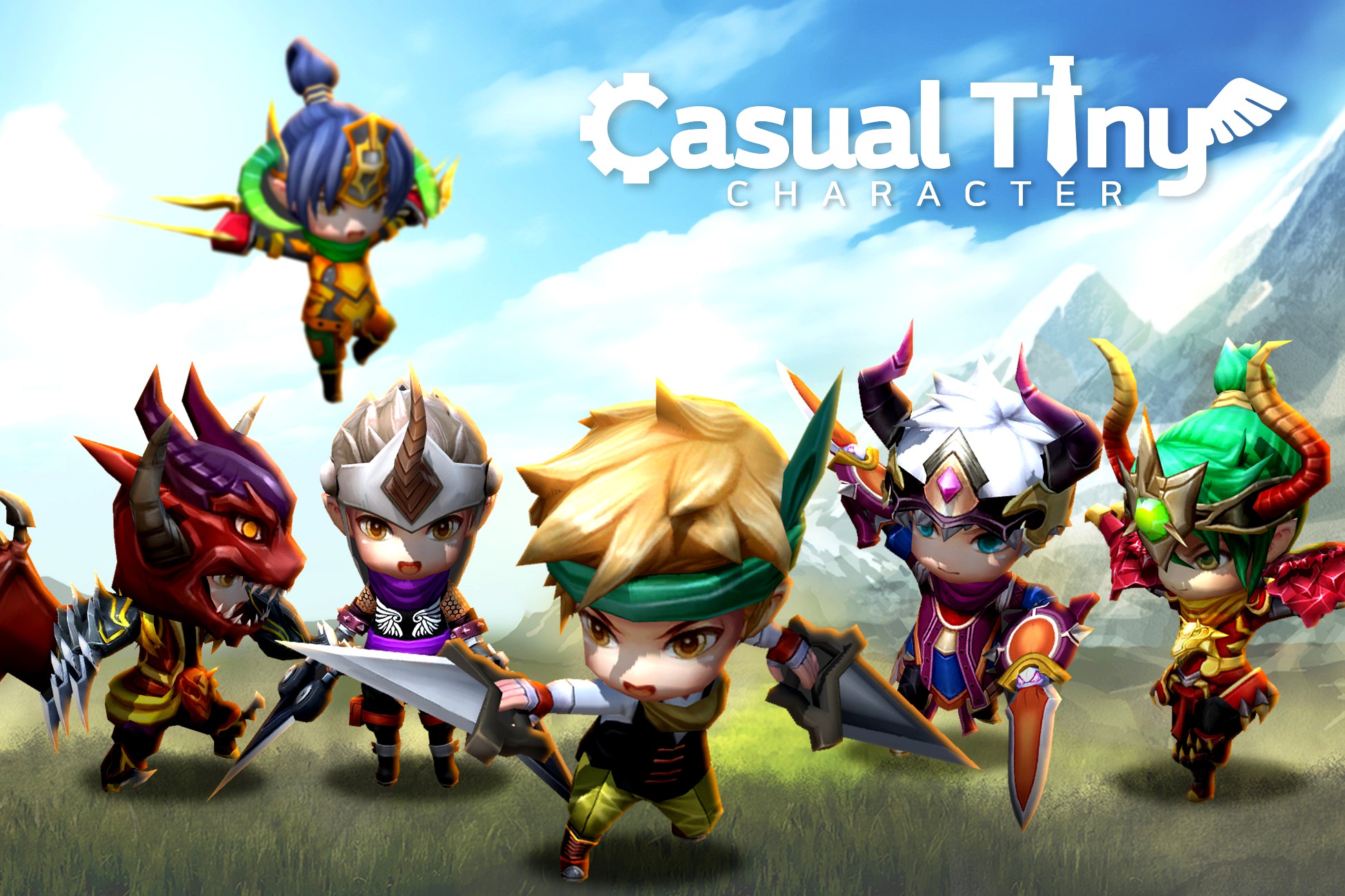 Casual Tiny Character - Assassin Pack