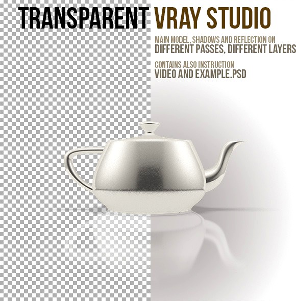 Transparent VRay Studio