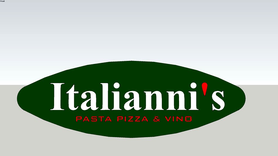 Italianni's Logo 3d model