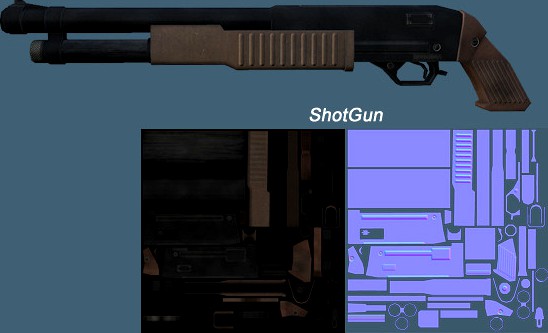 Low Poly ShotGun