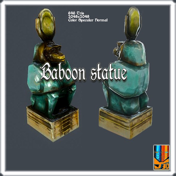 Statue of Baboon God