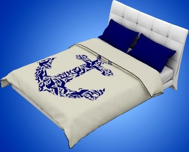 3D Model Bed included Multi Texture