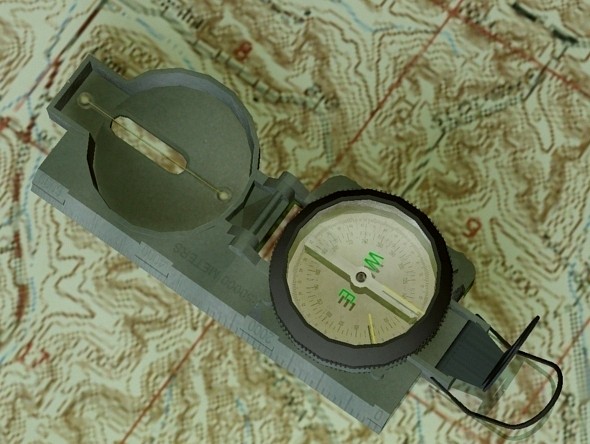 Lensatic Compass