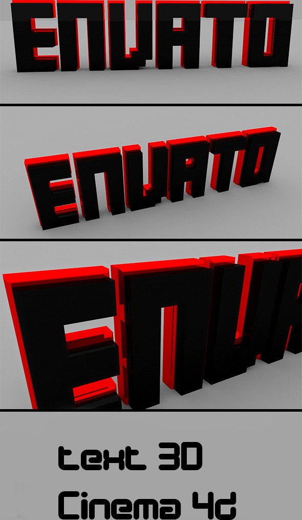 Text 3D Envato