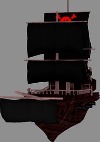 Medium Detail Pirate Ship