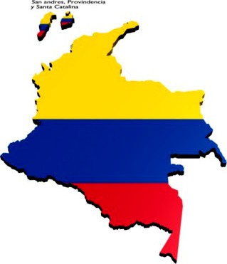 colombia map