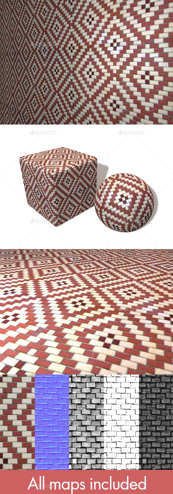 Brick Pattern Seamless Texture