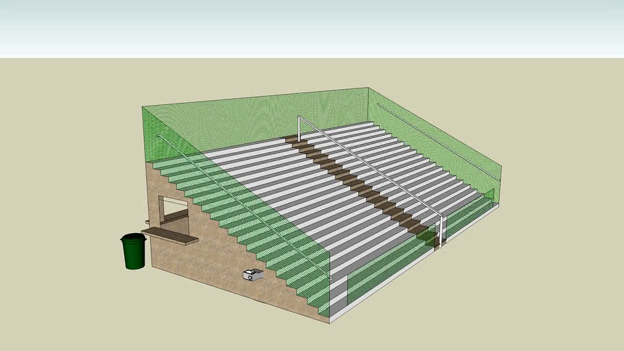 Bleachers Bathrooms and Concession Stand
