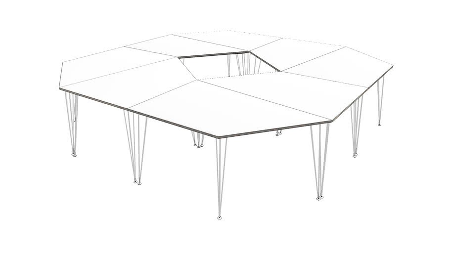 Ahrend p h i l i n k table by Voet Theuns architects