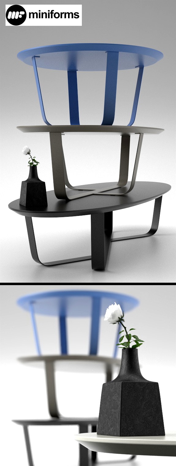3 Table BINO by Miniforms