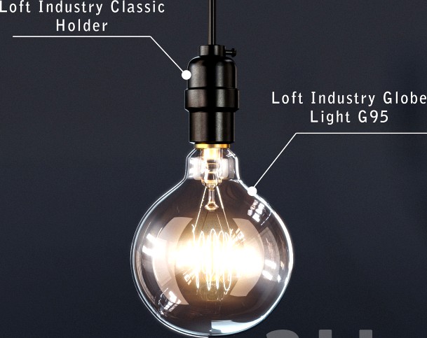 Retro lamp - Loft Industry