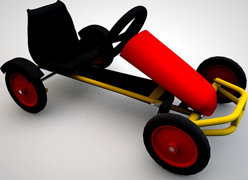 Kids pedal car