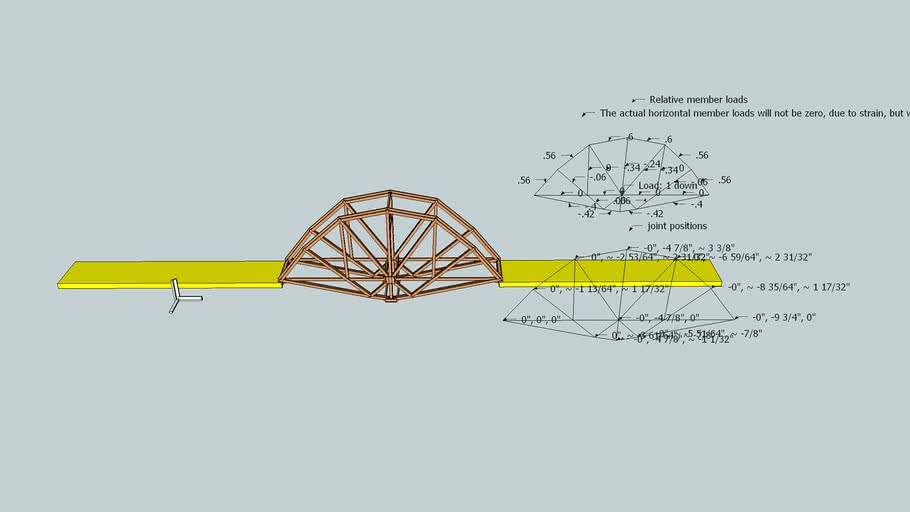 model balsa bridge