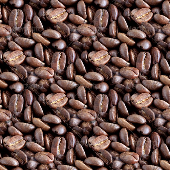 Coffee Beans Tilling Texture