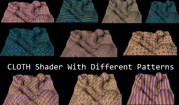 Cloth Shader With 10 Different Patterns
