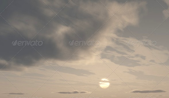 Cubemap Skybox - Dark Clouds