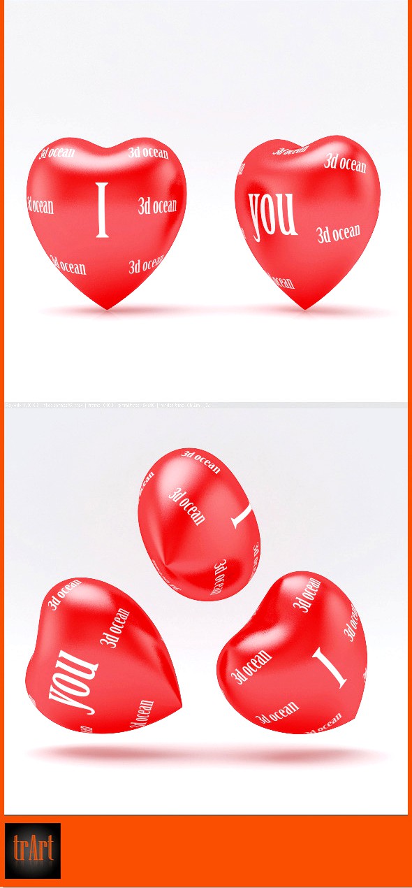 3d heart model