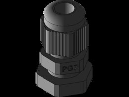 cable gland PG7 dimention for assy