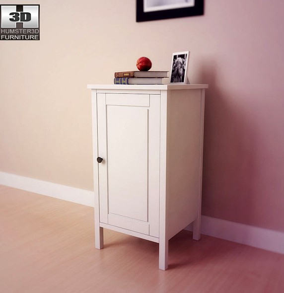 IKEA HEMNES Bedside table 2 - 3D Model.