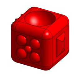 Keychain Fidget cube