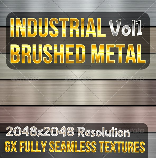 Industrial Brushed Metals Vol1