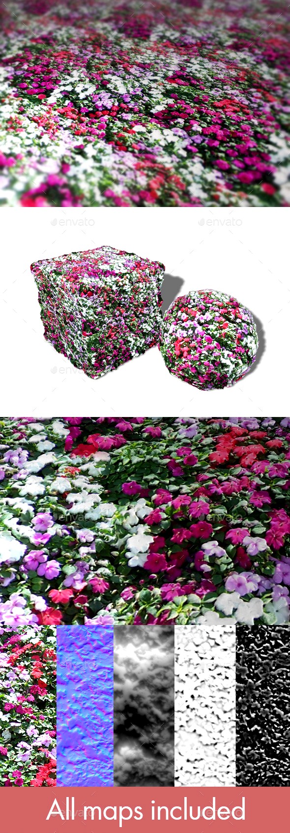 Flowerbed Seamless Texture