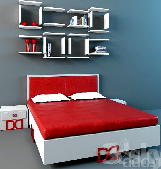 Bed &amp; wall Panel Full