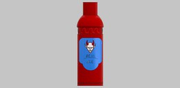 Plastic Bottle Design for alcoholic beverage