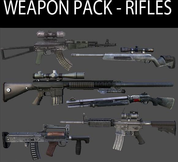 Weapon Pack - Rifles