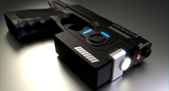 Sci-Fi Handgun