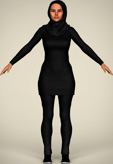 Realistic Islamic Woman