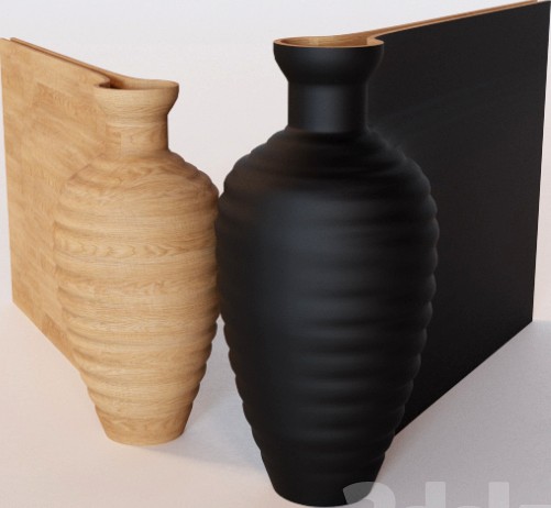 Wooden vase The Wish List