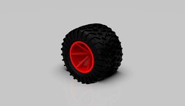 RC monster truck 13" tyre