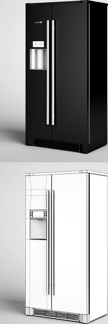 CGAxis Side by Side Refrigerator 13