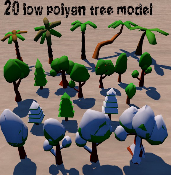 LowPolygon_Tree_Pack