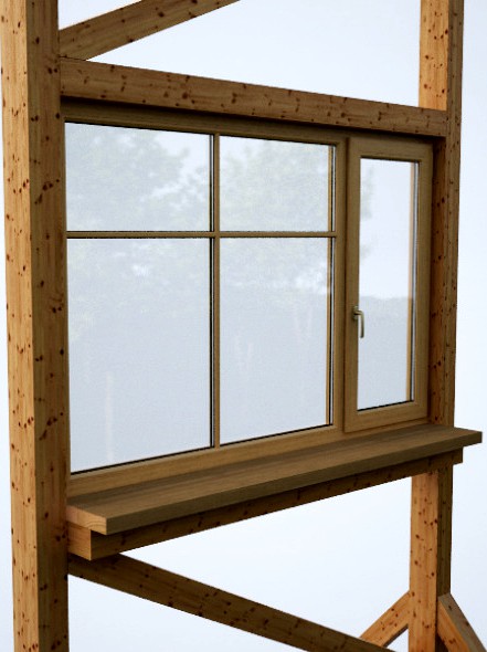 Wood window 2