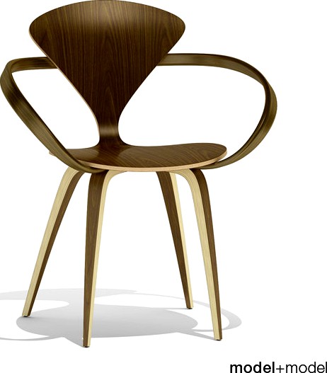 Cherner Wood base chair