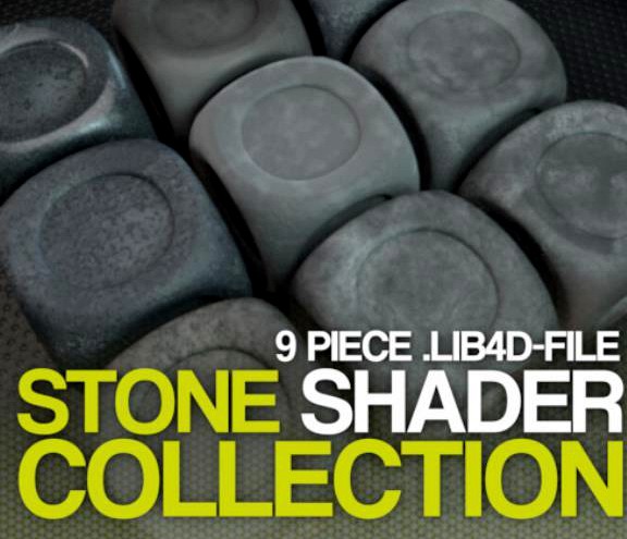 Cinema 4D Stone Shader collection