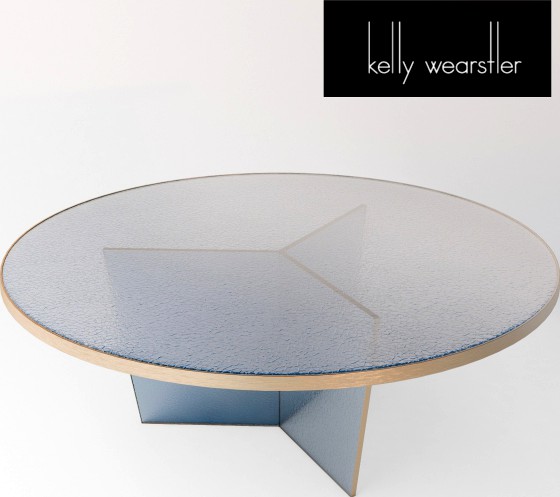 Fractured coffee table by Kelly Wearstler