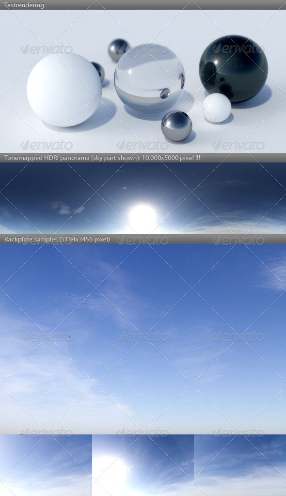 HDRI spherical sky panorama -1218- summer sun sky