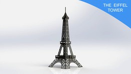 Eiffel Tower Woodcraft