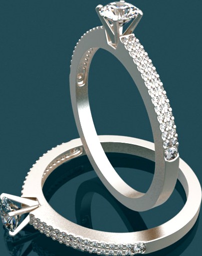 Solitaire Ring with Diamond