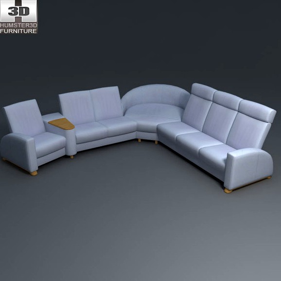 Arion sofa SET - Ekornes Stressless - 3D Model.