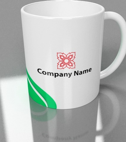 3D Mug Ready for Advertising