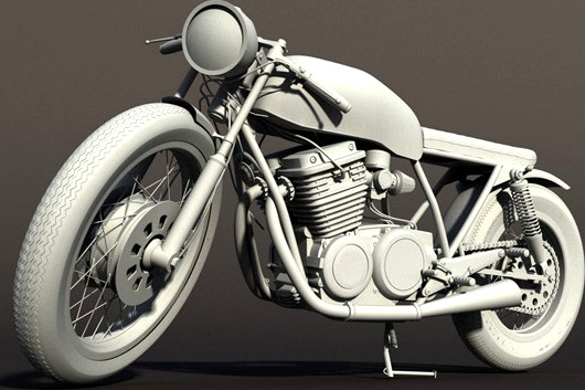 Cafe Racer Motorcycle