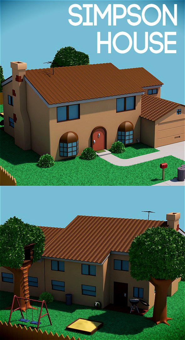 Simpsons house