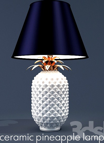 ceramic pineapple lamp