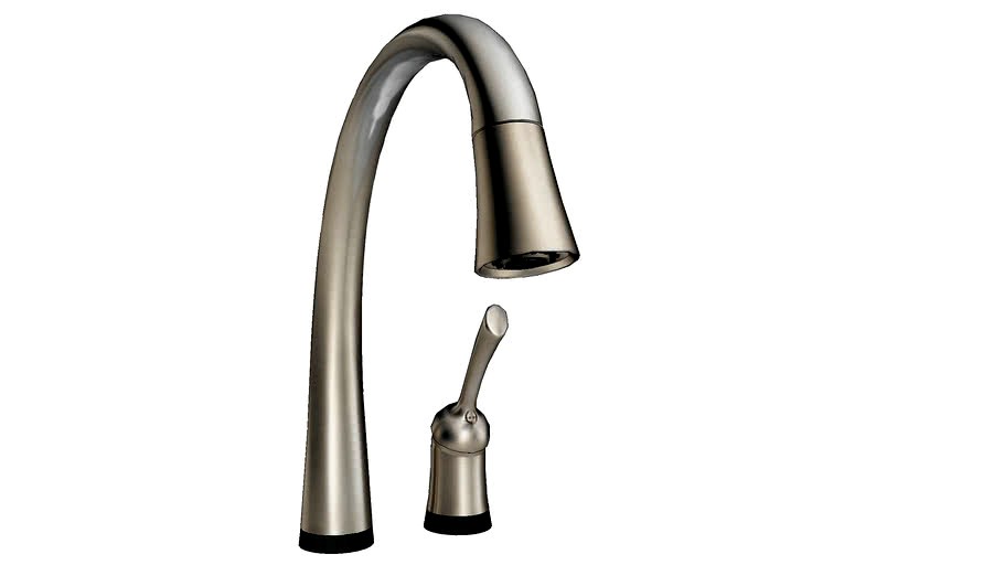 Pilar Touch Single Handle With PullDown Spray Faucet by Delta 4380T
