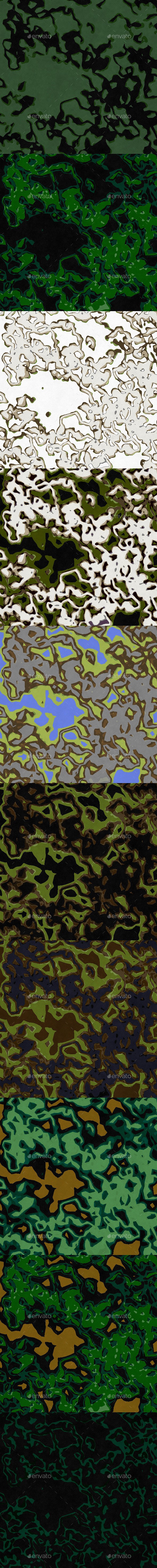 Stylized Camouflage Textures